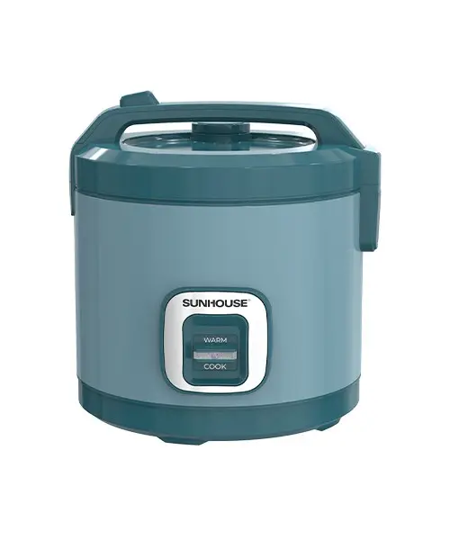 Nồi cơm điện SUNHOUSE SHD8300 3 lít màu xanh nhìn từ phía trước