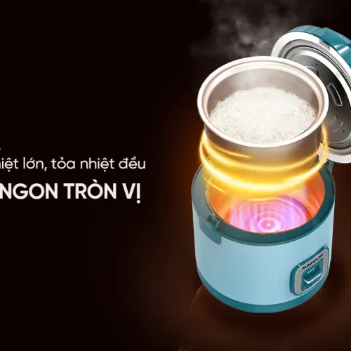 Lòng nồi và mâm nhiệt lớn tỏa nhiệt đều của nồi cơm điện SUNHOUSE SHD8300 3 lít