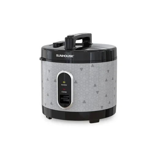 Nồi cơm điện SUNHOUSE SHD8305 3 lít màu xám đen nhìn chính diện
