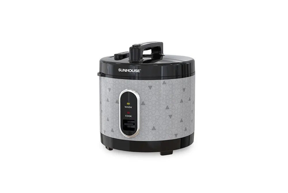 Nồi cơm điện SUNHOUSE SHD8305 3 lít màu xám đen nhìn chính diện