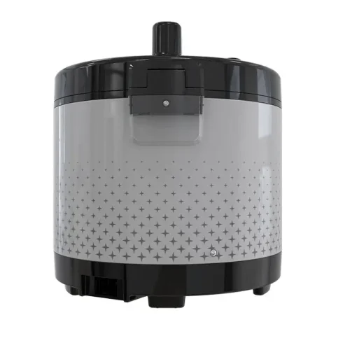 Mặt sau nồi cơm điện SUNHOUSE SHD8306 màu đen bạc, công suất 900W dung tích 3 lít