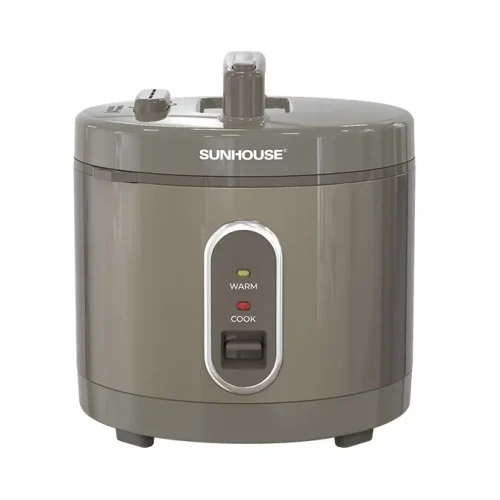 Nồi cơm điện SUNHOUSE SHD8308 3 lít 900W màu xám nhìn chính diện