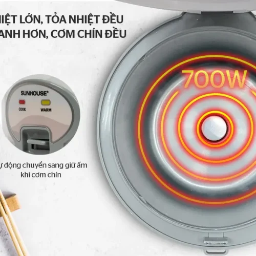 Mâm nhiệt 700W của nồi cơm điện SUNHOUSE SHD8602 1.8 lít