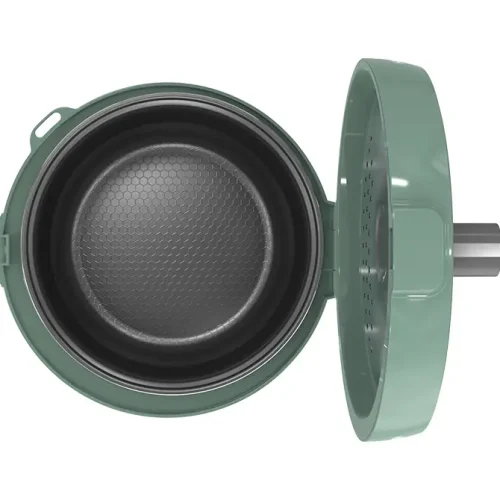 Lòng nồi chống dính và nắp mở của nồi cơm điện SUNHOUSE SHD8604