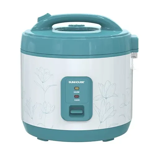Nồi cơm điện SUNHOUSE SHD8605 700W dung tích 1,8 lít màu xanh ngọc nhìn chính diện