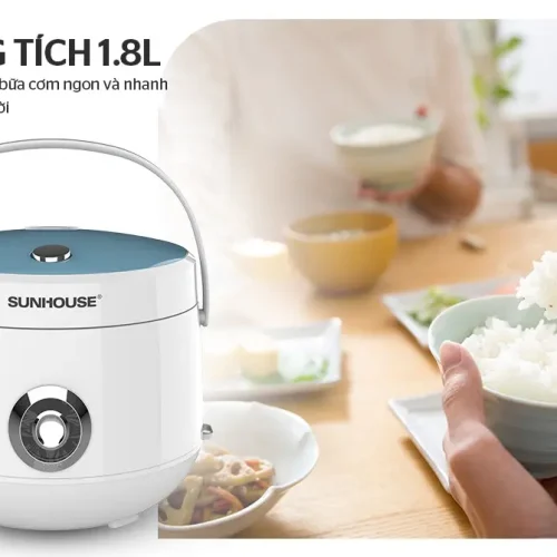 Nồi cơm điện SUNHOUSE SHD8606 dung tích 1.8 lít