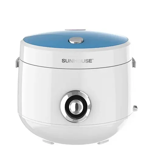 Nồi cơm điện SUNHOUSE SHD8606 700W 1.8 lít màu trắng xanh