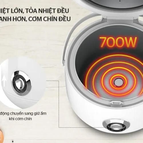Mâm nhiệt 700W của nồi cơm điện SUNHOUSE SHD8606 1.8 lít