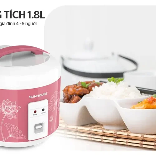 Nồi cơm điện SUNHOUSE SHD8609 dung tích 1.8 lít