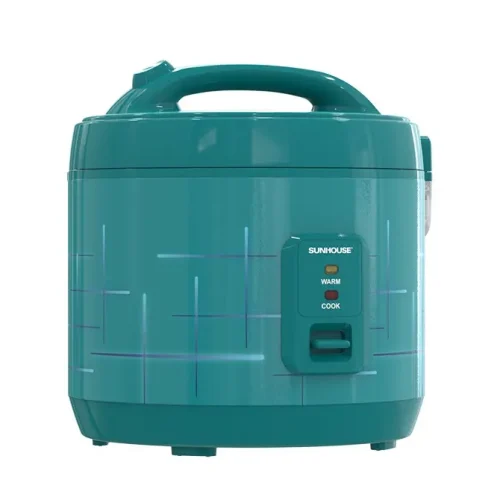 Nồi cơm điện SUNHOUSE SHD8610 1.8 lít màu xanh nhìn chính diện