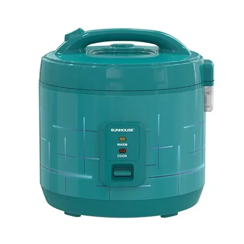 Nồi cơm điện SUNHOUSE SHD8610 màu xanh góc nghiêng bên phải