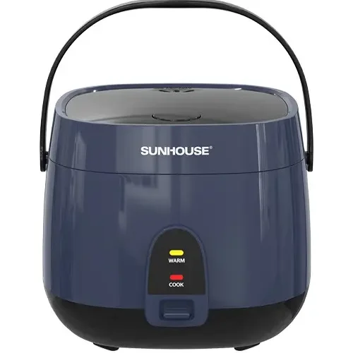 Nồi cơm điện SUNHOUSE SHD8611N màu xanh 1.8 lít nhìn từ mặt trước