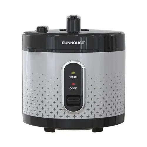 Nồi cơm điện SUNHOUSE SHD8624 màu bạc đen nhìn chính diện