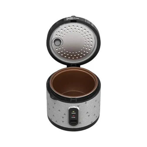 Nồi cơm điện SUNHOUSE SHD8630 mở nắp, thấy lòng nồi chống dính