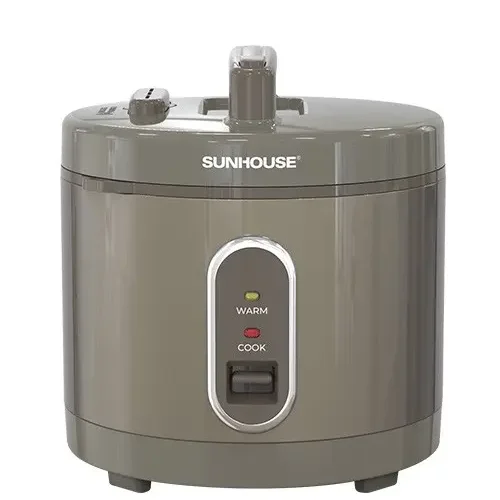 Nồi cơm điện SUNHOUSE SHD8631 màu xám 1.8 lít nhìn chính diện