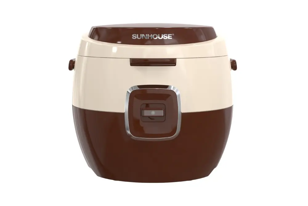 Nồi cơm điện SUNHOUSE SHD8638 1.8 lít màu nâu kem