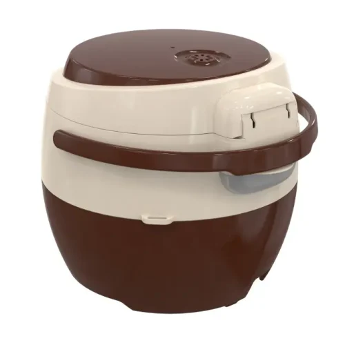 Nồi cơm điện SUNHOUSE SHD8638 1.8 lít màu nâu kem góc chéo chính diện