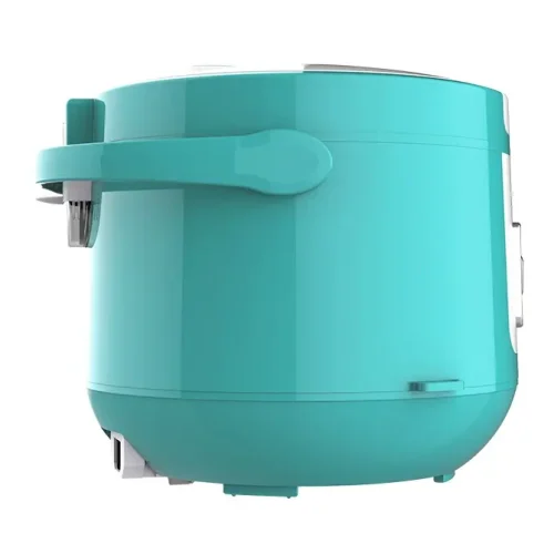 Góc nhìn bên hông nồi cơm điện SUNHOUSE SHD8658G màu xanh
