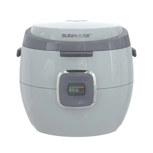 Nồi cơm điện SUNHOUSE SHD8663G màu xám, góc chụp chính diện