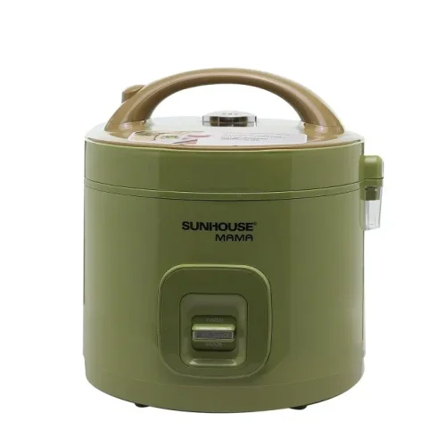 Nồi cơm điện SUNHOUSE SHD8665G màu xanh lá, dung tích 1.8 lít
