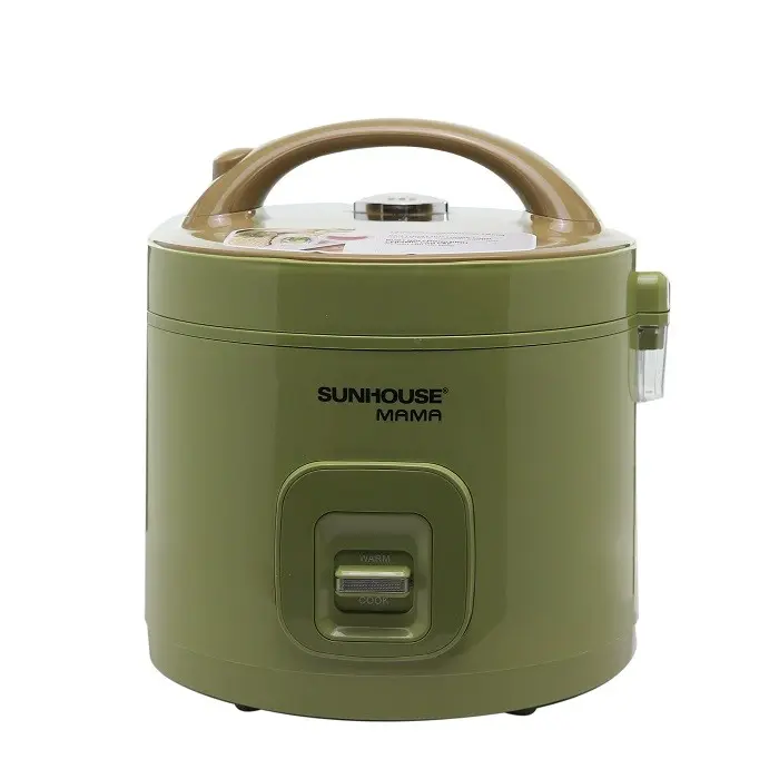 Nồi cơm điện SUNHOUSE SHD8665G màu xanh lá, dung tích 1.8 lít