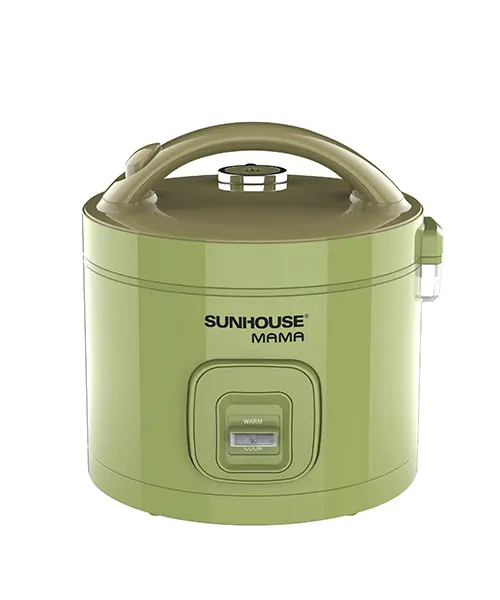 Nồi cơm điện SUNHOUSE SHD8665G 900W dung tích 1.8 lít màu xanh lá
