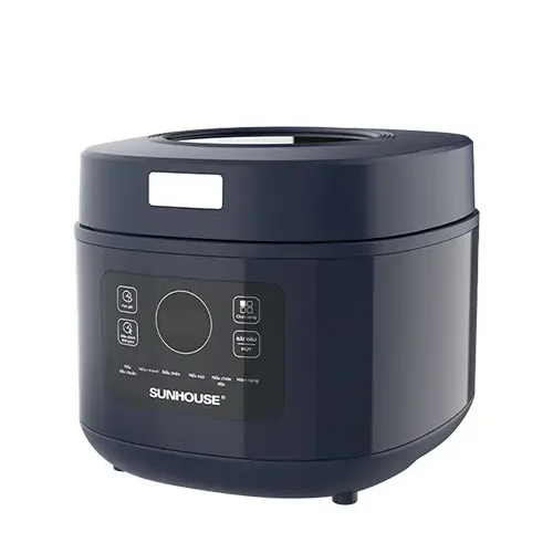 Nồi cơm điện SUNHOUSE SHD8802 màu xanh đen, công suất 600W, dung tích 1 lít