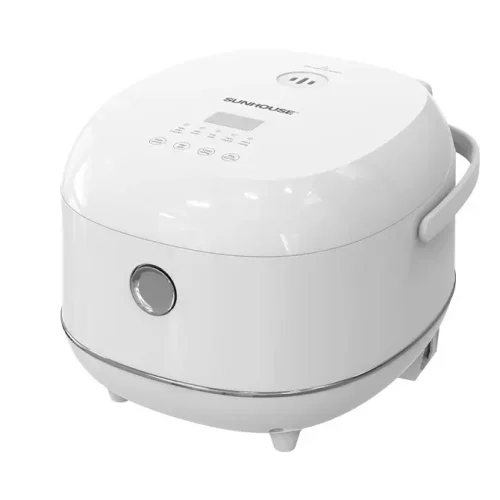 Nồi cơm điện cảm ứng SUNHOUSE SHD8803 màu trắng góc chéo