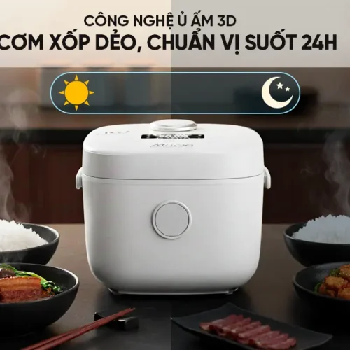 Nồi cơm điện SUNHOUSE SHD8857 cảm ứng 1.5 lít 1300W giữ ấm 3D