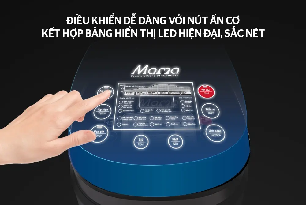 Nồi cơm điện SUNHOUSE SHD8903 - 860W, 1.8 lít - Ảnh 9
