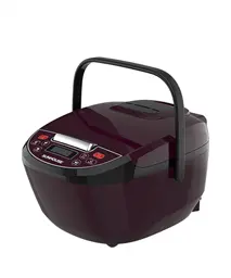 Nồi cơm điện SUNHOUSE SHD8909 màu đỏ đô với quai xách tiện dụng