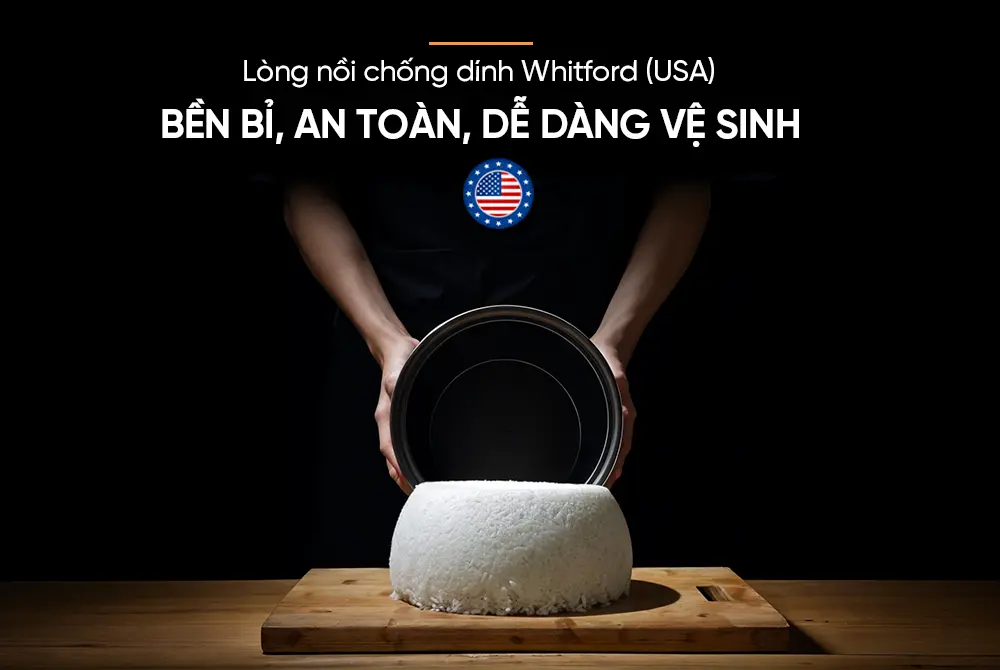 Nồi cơm điện SUNHOUSE SHD8909B - 700W, 1.8 lít - Ảnh 8
