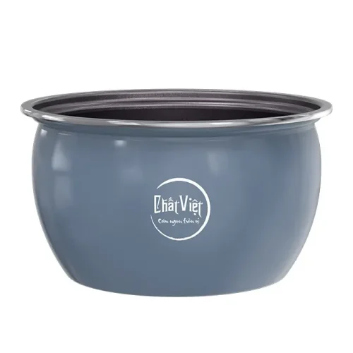 Lòng nồi màu xám của nồi cơm điện SUNHOUSE SHD8912 dung tích 1.8 lít