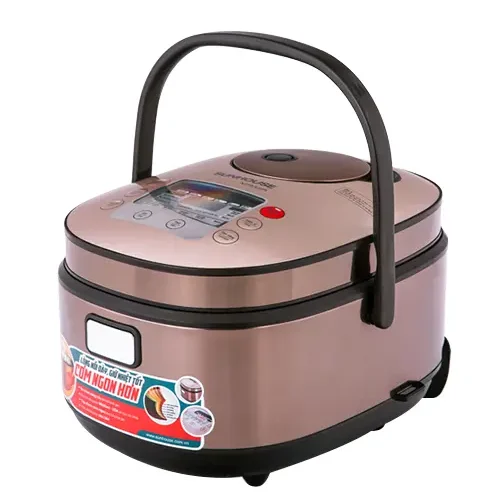 Nồi cơm điện SUNHOUSE SHD8915 1.5 lít màu hồng có quai xách