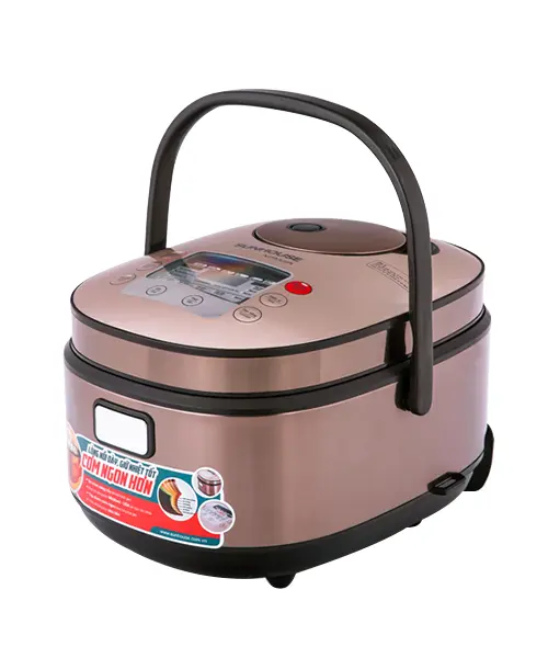 Nồi cơm điện SUNHOUSE SHD8915 1.5 lít màu hồng có quai xách