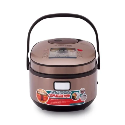 Nồi cơm điện SUNHOUSE SHD8915 1.5 lít với quai xách, góc chính diện