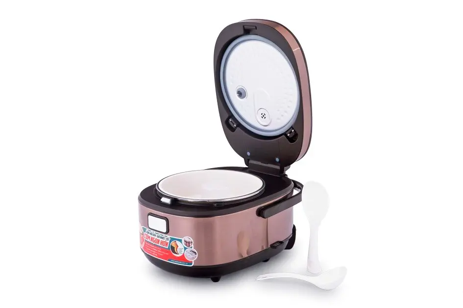 Nồi cơm điện SUNHOUSE SHD8915 mở nắp, hiển thị lòng nồi bên trong