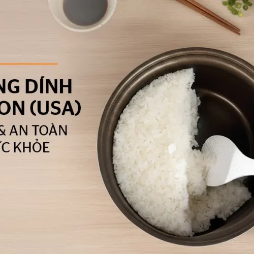 Lòng nồi chống dính Teflon của nồi cơm điện SUNHOUSE SHD8925