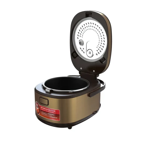 Nồi cơm điện SUNHOUSE SHD8955 mở nắp, hiển thị lòng nồi chống dính