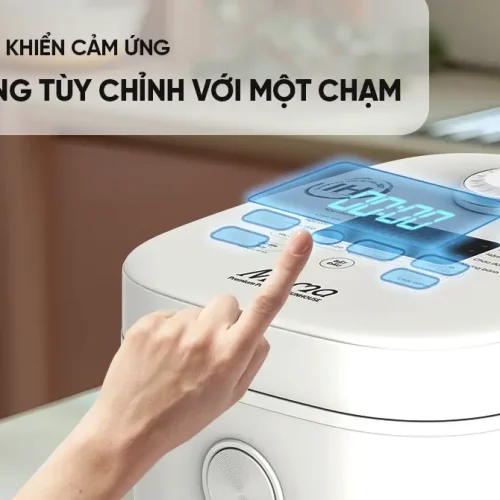 Bảng điều khiển cảm ứng của nồi cơm điện SUNHOUSE SHD8957