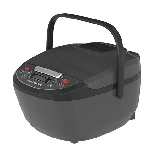 Nồi cơm điện tử SUNHOUSE SHD8909B 1.8 lít góc trước trái