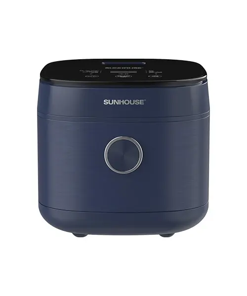 Nồi cơm điện tử SUNHOUSE SHD8916 màu xanh đen 1.8 lít, bảng điều khiển cảm ứng