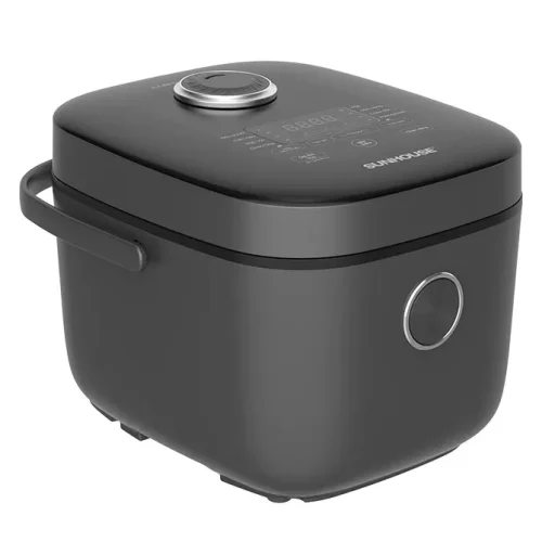 Nồi cơm điện tử SUNHOUSE SHD8923 màu đen góc nhìn từ trên xuống