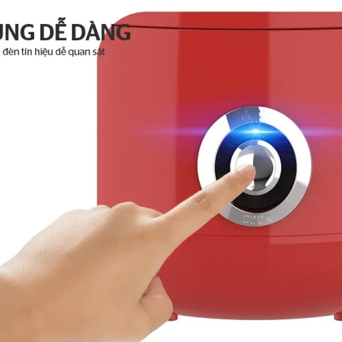 Nút gạt và đèn báo trên nồi cơm điện SUNHOUSE SHD8606R