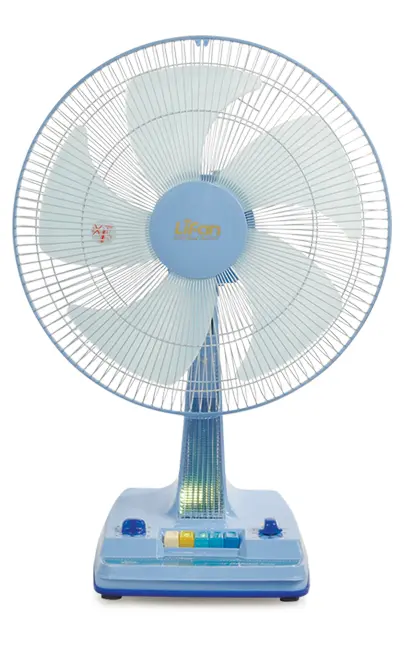 Quạt bàn Lifan B-388 màu xanh dương nhìn chính diện