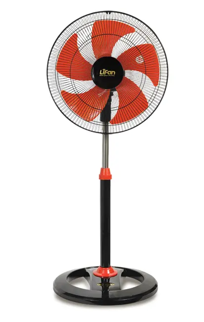 Quạt đứng Lifan D-616 cánh đỏ, góc chính diện