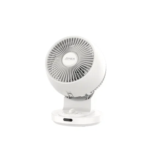 Quạt mini SUNHOUSE APF7310W màu trắng nhìn chính diện hơi chếch