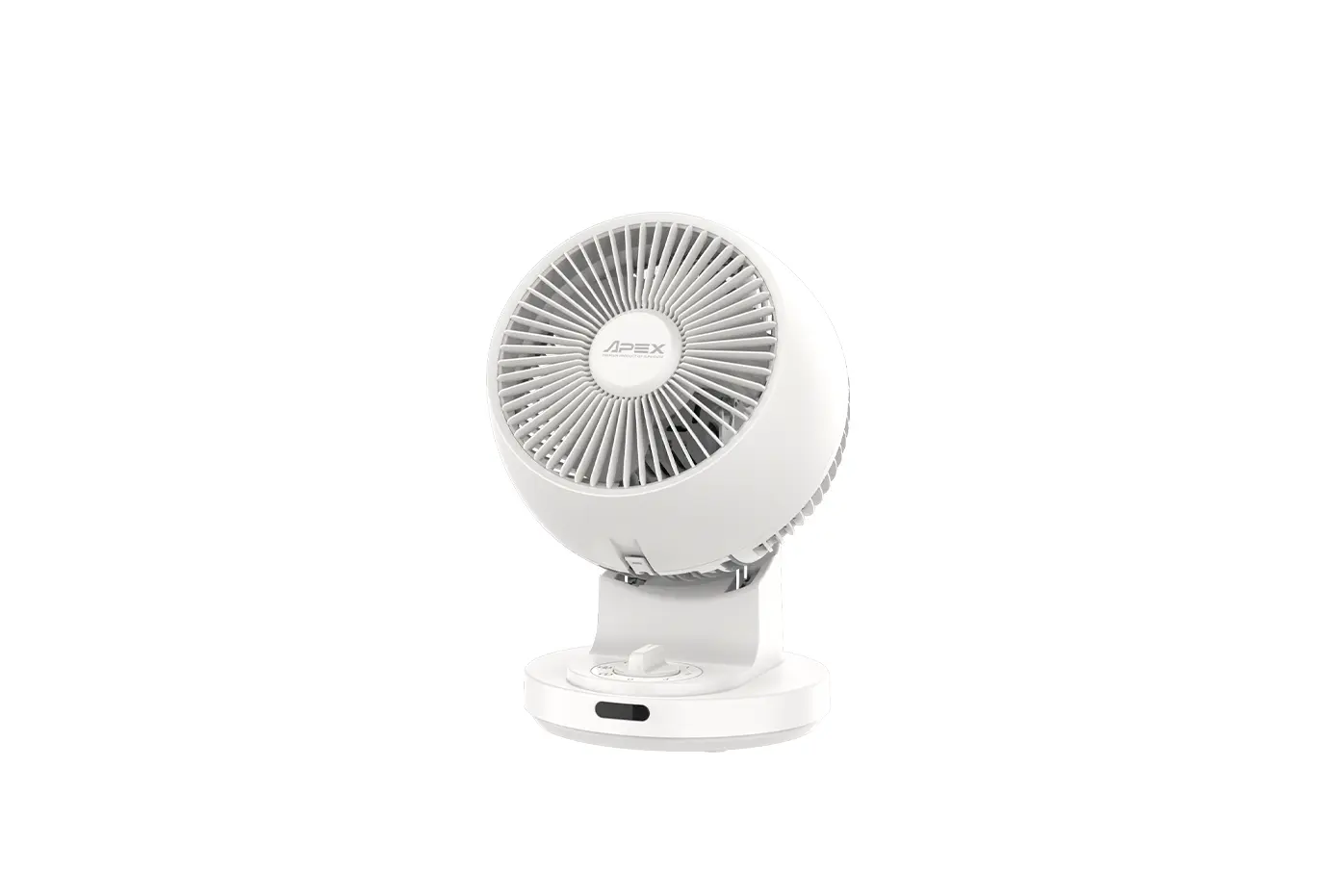 Quạt mini SUNHOUSE APF7310W màu trắng nhìn chính diện hơi chếch