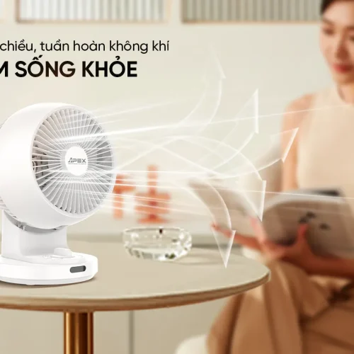 Quạt mini SUNHOUSE APF7310W đảo gió 4 chiều
