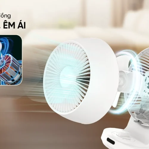 Cấu tạo động cơ bền bỉ, êm ái của quạt mini SUNHOUSE APF7310W